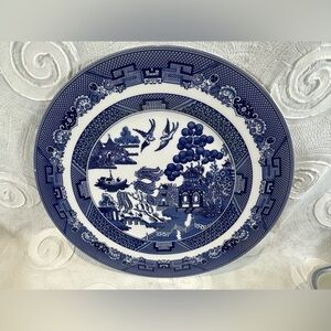 Johnson Brothers Classic Blue and White Dinner Plate Willow